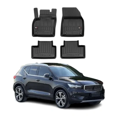 Abbildung von OMAC Gummi Fußmatten kompatibel mit Volvo XC40 2017 2024 Premium TPE Automatten