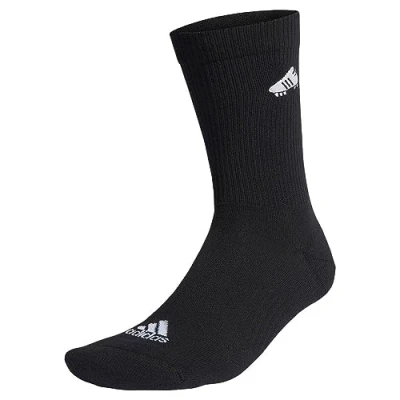 Abbildung von Adidas, Soccer Boot Embroidered, Socken, Schwarz Weiss, L, Unisex Adult