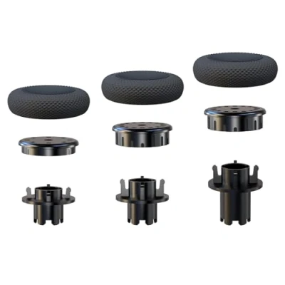 Abbildung von EXknight Höhenverstellbare Sticks für DualSense Edge, Thumbsticks PS5 Pro Controller, 1 Low Rise (2 Höhen), Mid (4 High Höhen)