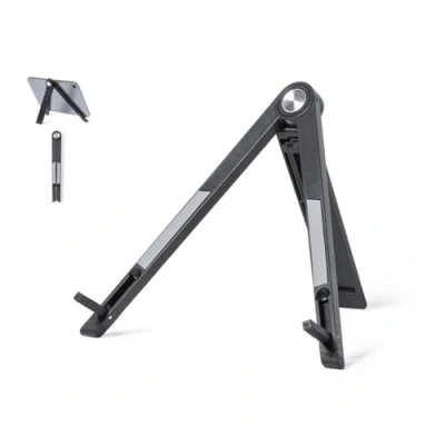 Abbildung von Verstellbare Tablethalterung mit 2 Positionen, tragbare Halterung für Tablet, iPad, Samsung, Galaxy und Kindle Fire, iPad Tisch, Tablet Stand, Telefonhalterung, Schreibtisch iPhone