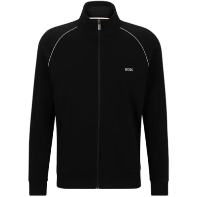 Abbildung von BOSS Sweatjacke, mit Logostickerei