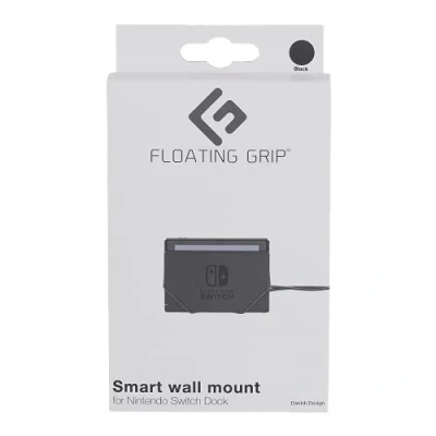 Abbildung von FLOATING GRIP Nintendo Switch Dock Wall Mount by Compatible®, Black