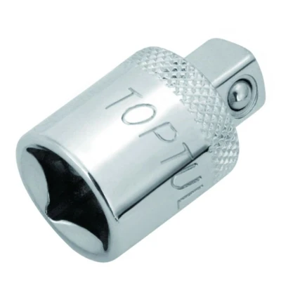 Abbildung von TOPTUL CAEB1208 Reduzieradapter, Knarre 10 (3/8&quot;) 25 Chrom Vanadium Stahl 1/4
