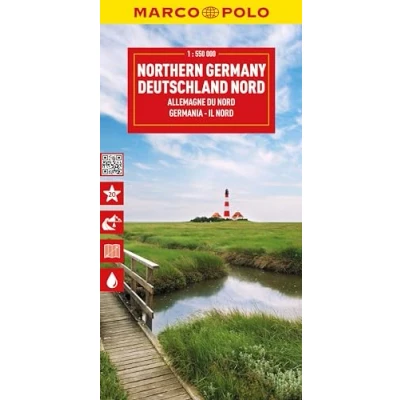 Abbildung von MARCO Polo Reisekarte Deutschland Nord 1:550.000: wegenkaart 1:550.000 (Marco Wegenkaart)