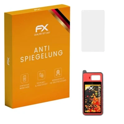Abbildung von atFoliX Panzerfolie kompatibel mit Autel MaxiIM KM100 Schutzfolie, entspiegelnde und stoßdämpfende FX Folie (2X)