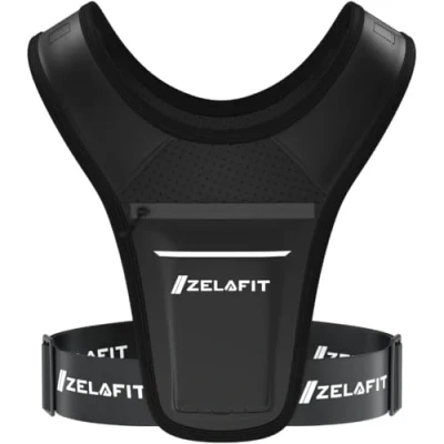 Abbildung von ZelaFit® Laufweste Damen Herren Leichte Lauf Weste mit Reflektoren, wasserdichter Handyhülle &amp; Schlüsselhalter Laufrucksack Running Vest Jogging Damen, Trailrunning Rucksack