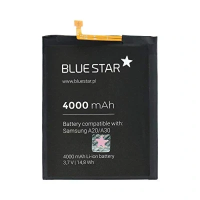 Abbildung von Bluestar Akku Ersatz kompatibel mit Samsung Galaxy A20/A30/A30S/A50 4000mAh Li lon Austausch Batterie Accu EB BA505ABU