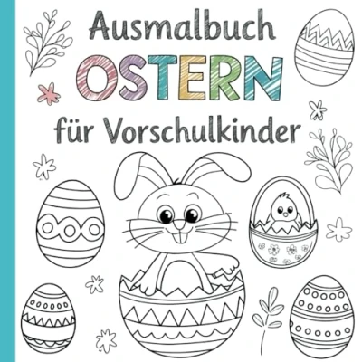 Abbildung von Ausmalbuch Ostern für Vorschulkinder: 42 frühlingshafte Motive Kinder ab 5 Jahren