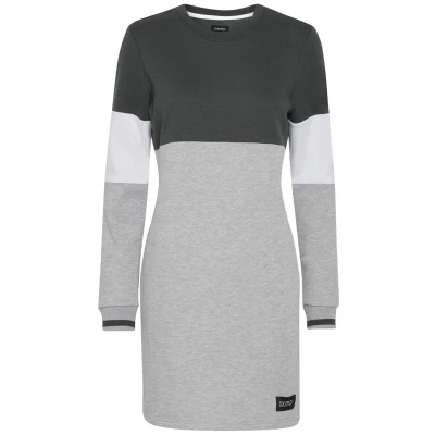 Abbildung von Oxmo Omila Freizeitkleid, Damen, Größe: Large, Dark grey melange
