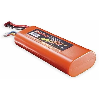 Abbildung von DRIVE &amp; FLY MODELS LIPO AKKU 3S 11,1 VOLT 3000MAH 45C CAR MIT T PLUG IM HARDCASE RUND