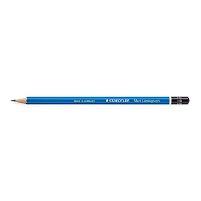 Abbildung von STAEDTLER Zeichenbleistift Mars Lumograph, Härtegrad HB, unglaublich bruchfeste Premium Bleistifte, hohe Qualität, spezielle Minenrezeptur, Sechskantform, 12 Bleistifte in Faltschachtel, 100 HB