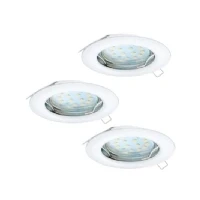 Abbildung von Eglo 94235 GU10 LED Einbauleuchte PENETO weiß max. 3X3W