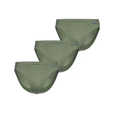 Abbildung von Ammann 3er Pack Herren Slips ohne Eingriff, Unterhosen, dunkelblau, anthrazit (5 / (M), Forst (Gruen))