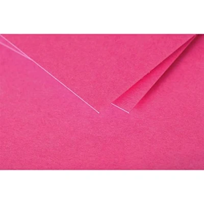 Abbildung von Clairefontaine 16124C Packung (mit 25 Doppelkarten Pollen, Gefaltet, 116 x mm) 210g, fuchsia