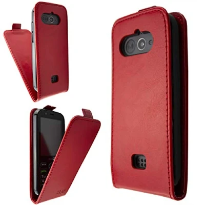 Abbildung von caseroxx Flip Cover für Doro 7010/7011, Tasche (Flip in rot)