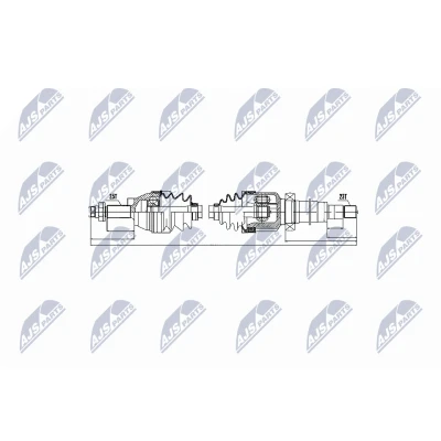 Abbildung von Antriebswelle NTY NPW FR 030