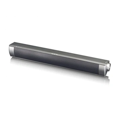 Abbildung von Lenco ISB 020 2.0 Soundbar (10 W, Kompakt mit 1800mAh Akku, LED Anzeige, Bluetooth, AUX, Micro SD Slot)