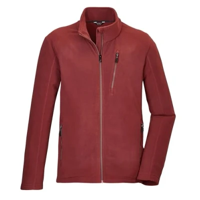 Abbildung von killtec Herren Fleecejacke mit Stehkragen KOW 84 MN FLC JCKT, gebranntes rot, 4XL, 41826 000