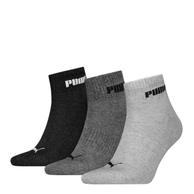 Abbildung von Puma 3P Unisex New Generation Cushioned Quarter Sock Grau Gr 39/42