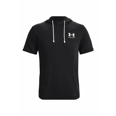 Abbildung von Under Armour Rival Terry LC SS HD Tshirt print, Herren, Größe: Small, Black