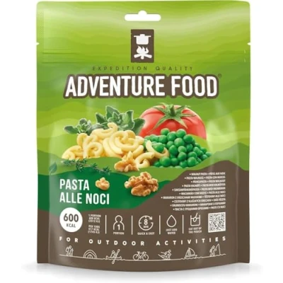 Abbildung von Gefriergetrocknete Mahlzeit Nudeln mit Walnüssen Expedition Quality
