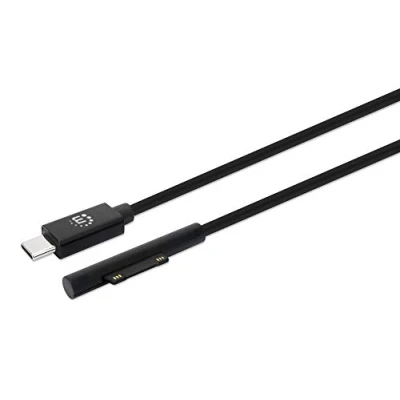 Abbildung von Manhattan 353632 Ladekabel USB CTM zu Surface® Connect 1,8m schwarz