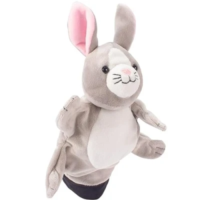 Abbildung von Beleduc 40124 Handpuppe Hase, Bewährt im Kindergarten, Mehrfarbig