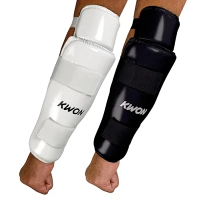 Abbildung von KWON Armschoner Unterarmschutz Ellbogenschützer Kampfsport Sport Unterarm , Für Vollkontakt geeignet, feucht abwischbar, Kunstleder, XS XL