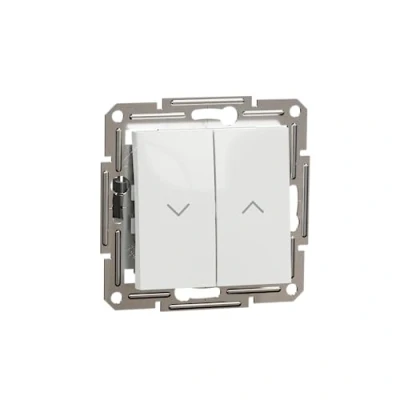 Abbildung von Schneider Electric Asfora EPH1370121D Rolladentaster 10 A 250 V Unterputz,Jalousietaster,Steckklemmen, Weiß