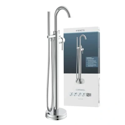 Abbildung von Schütte Wannenarmatur &quot;CORNWALL&quot;, (Set), freistehende Badewanne Armatur,Mischbatterie Badewanne, Wasserhahn Bad