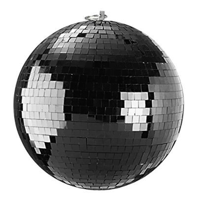 Abbildung von Spiegelkugel 20cm schwarz // Discokugel Mirrorball black