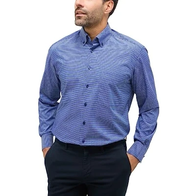 Abbildung von Eterna Strukturiertes Twillhemd Modern FIT Hemd, Herren, Größe: 46x65, Hellblau