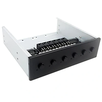 Abbildung von 6 Wege Festplattenauswahl Controller, Festplatten Netzschalter Modul für Desktop Computer, unterstützt 2,5/3,5 SATA HDD