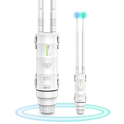 Abbildung von FLASHOWL Wi Fi Range Extender Outdoor Repeater Verstärker AC600 Wireless Signal Enhancer Dualband 2,4 G 5 GHz Antennen 600 Mbps Wasserdichter WiFi Booster für Außenbereich