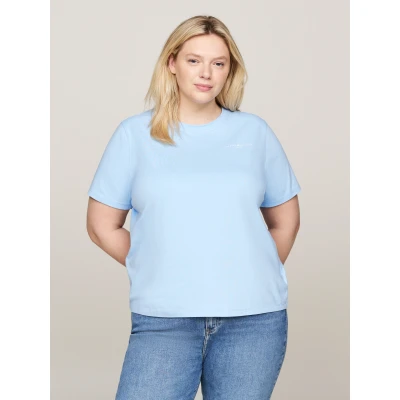 Abbildung von Tommy Hilfiger Curve 1985 MINI CORP Tshirt basic, Damen, Größe: 48, Vessel blue