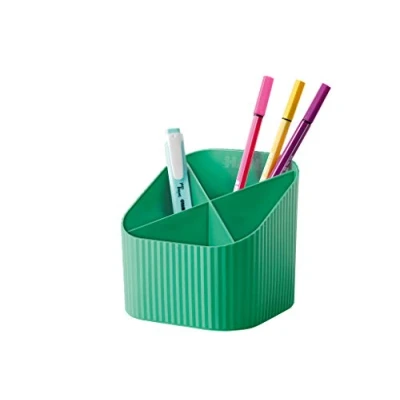 Abbildung von HAN Schreibtischköcher Re X LOOP say yes to 100% recycled, modernes, junges Design für alle Schreibtischutensilien, grün, 17238 905
