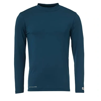 Abbildung von uhlsport Herren Distinction Colors Baselayer Shirt Shirt, blau, petrol, S