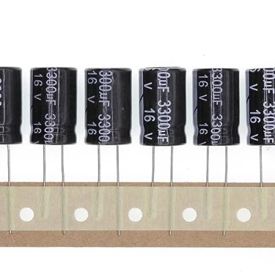 Abbildung von 20 Stück 16V 3300UF Steckbarer Aluminium Elektrolytkondensator 13x21 13 * 21mm