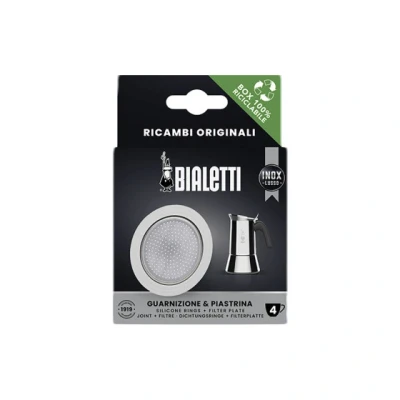 Abbildung von Bialetti Dichtungsring 800411 Filter + Dichtung für Venus 4 Tassen Espressokocher