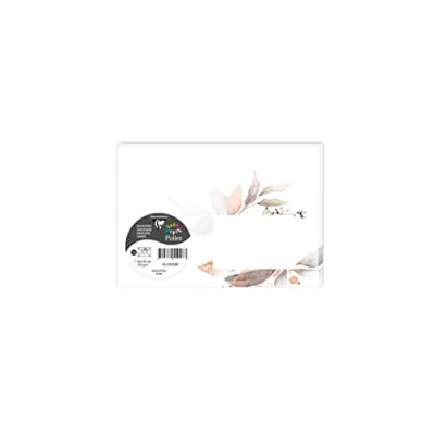 Abbildung von Clairefontaine 55039C KOLLEKTION EUKALYPTUS, Set mit 20 Umschlägen Pollen, bedruckt, C6, 114x162 120g, Rosa, 1
