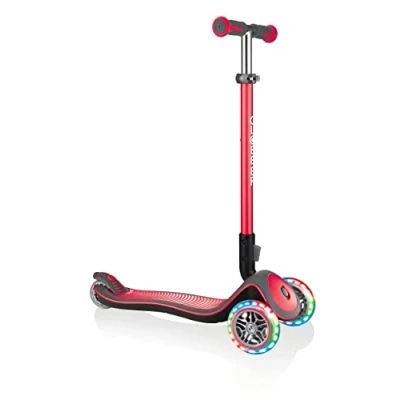Abbildung von Globber Dreiradscooter &quot;ELITE DELUXE LIGHTS, mit Leuchtrollen&quot;