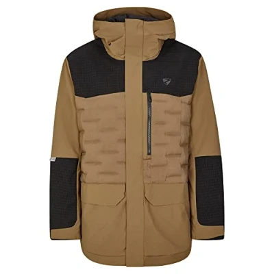 Abbildung von Ziener Herren TELKAMAR Ski Jacke/Freizeit Parka Micro Down, PFC frei, Wolle, walnut, 58