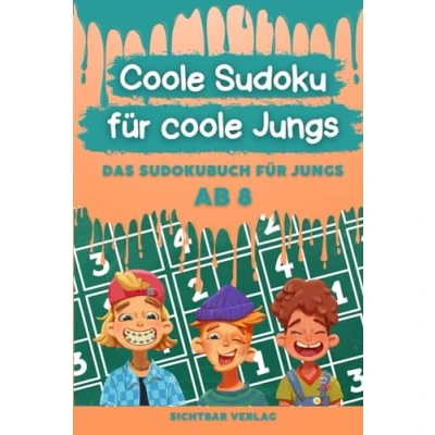 Abbildung von coole Sudoku für Jungs das Sudokubuch Jungen ab 8