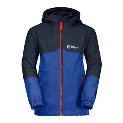 Abbildung von Jack Wolfskin Iceland 3IN1 Unisex Hardshelljacke für Kinder, Größe: 92, Active blue