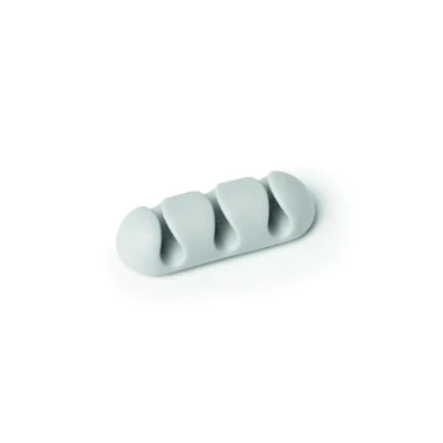 Abbildung von Durable Kabel Clips Cavoline Clip 3 (selbstklebend, für Kabel), 2 Stück, grau, 503910