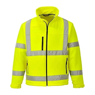 Abbildung von Portwest Klassische Hi Vis Softshell Jacke (3L), Größe: S, Farbe: Gelb, S424YERS