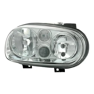 Abbildung von TYC 20 5385 65 2 Scheinwerfer rechts H7, H1, H3 mit Nebelscheinwerfer für Rechtsverkehr Elektromotor VOLKSWAGEN: Golf 4 Schrägheck, Variant
