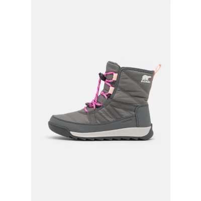 Abbildung von Sorel Youth Whitney II Short LACE Unisex Snowboot/Winterstiefel für Kinder, Größe: 34, Quarry/grill Schuhe