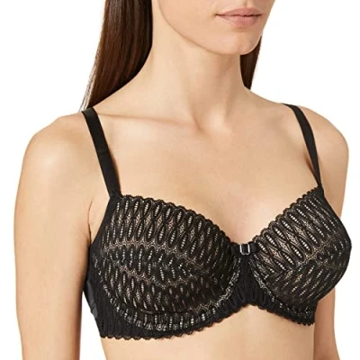 Abbildung von Triumph AURA Spotlight Bügel BH, Damen, Größe: 95F, Black