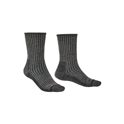 Abbildung von Bridgedale Herren Hike Midweight Boot Height Comfort Socks Wandersocken mit mittlerem Gewicht, Merino Komfortsocken, anthrazit, XL